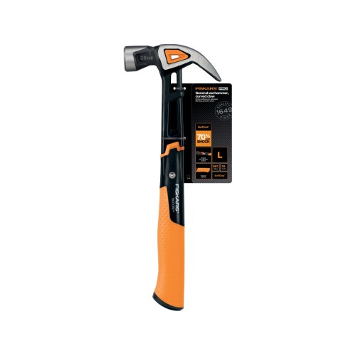 Молоток с загнутым гвоздодёром L 20/13.5 FISKARS