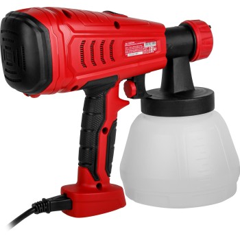 Краскораспылитель электрический WORTEX LX PS 0845-1 в кор. 550 Вт, 800 мл/мин, 1.3 л бак