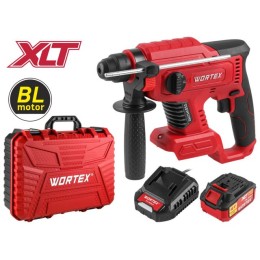 Аккум. перфоратор WORTEX CRH 1820-2 ALL1 XLT SET БЕСЩЕТ., 18 В, 2.2 Дж, 20 мм, 1х4 А*ч