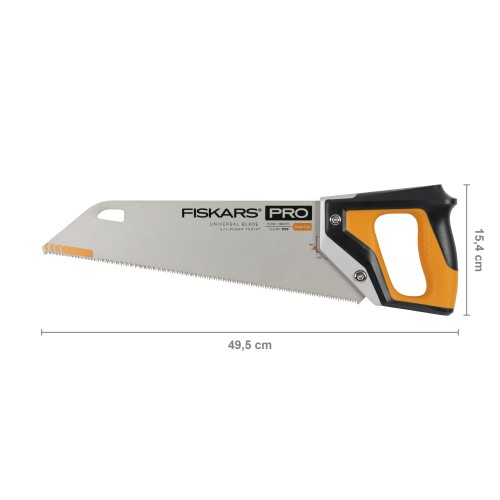 Ножовка по дереву PowerTooth 380мм 9 зубьев на дюйм FISKARS