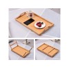 Поднос-столик бамбуковый с ручками, прямоугольный, 50,5х30 см, BAMBOO, PERFECTO LINEA
