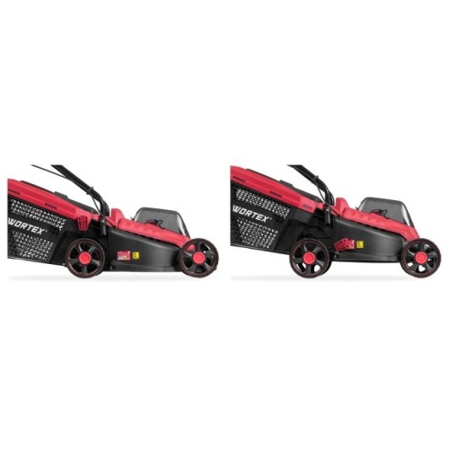 Газонокосилка аккумуляторная WORTEX CLM 3336 ALL1 XLT SET БЕСЩЁТ.ДВИГ., 18В+18В, 2акб, 4Ач, шир.3