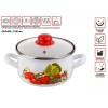 Кастрюля стальная эмалированная, 2.1 л, серия Урожай, PERFECTO LINEA