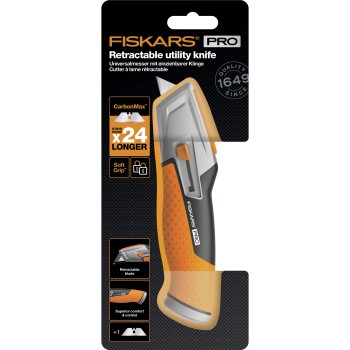Нож выдвижной, универсальный CarbonMax  FISKARS
