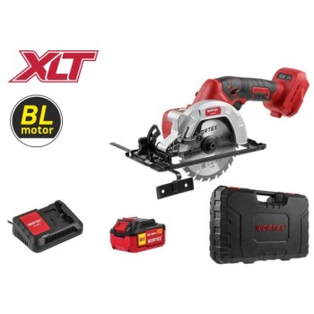 Аккум. циркулярная пила WORTEX CCS 1814 ALL1 XLT SET БЕСЩЕТ., 18 В, до 45 мм, 1х4 А*ч, з/у
