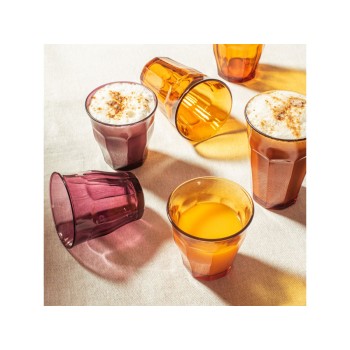 Набор стаканов, 4 шт., 250 мл, серия Picardie Plum, DURALEX (Франция)
