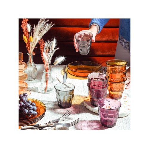 Набор стаканов, 4 шт., 250 мл, серия Picardie Plum, DURALEX (Франция)
