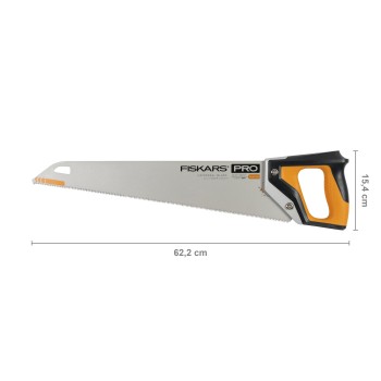 Ножовка по дереву PowerTooth 500мм 9 зубьев на дюйм FISKARS