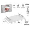 Блюдо для подачи сервировочное 30х20 см, мрамор, PERFECTO LINEA