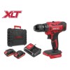 Аккум. дрель-шуруповерт WORTEX BD 1820-1 Li в чем. ALL1 XLT 18 В, 30 Н*м, 2х2 А*ч, БЗП(мет.) 13 мм