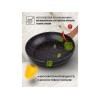 Сковорода ф 28х5.2 см, алюм., антиприг. покр., для индукц. плит, серия Hardy Plus, PERFECTO LINEA