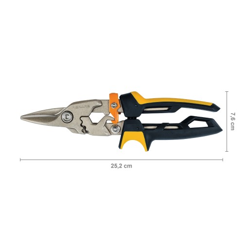 Ножницы для металла прямые PowerGear FISKARS