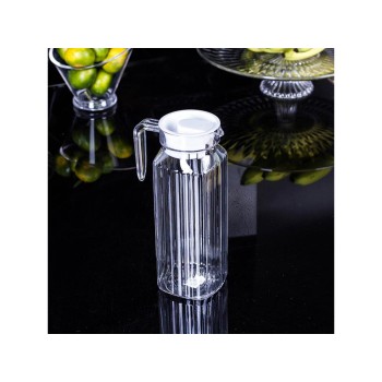 Кувшин стеклянный, 1 л., с крышкой, Diamond, PERFECTO LINEA