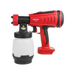 Аккум. краскораспылитель WORTEX CPS 1808 ALL1 XLT SOLO БЕСЩЁТ.ДВИГ., 18В, 1000 мл/мин, 0.8 л