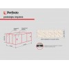 Экран под ванну 3D 1,7 м, конфетти, PERFECTO LINEA
