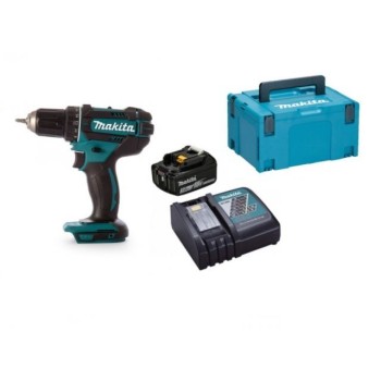 Аккум. дрель-шуруповерт MAKITA LXT DDF 482 Z MAKPAC + АКЦИЯ (1 аккумулятор, зарядное)