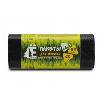 Мешки для мусора, 30 л, 20 шт, 