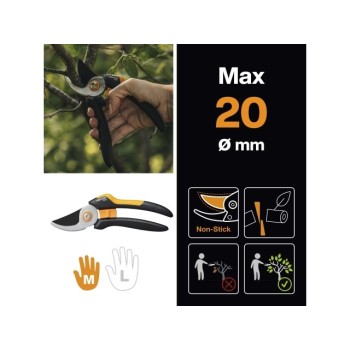 Секатор плоскостной Solid P321 FISKARS