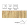 Экран под ванну 3D 1,7 м, натуральное дерево, PERFECTO LINEA