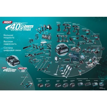 Аккум. дрель-шуруповерт MAKITA XGT DF 001 GZ