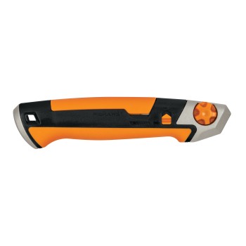 Нож с выдвижным, сменным лезвием18мм CarbonMax FISKARS