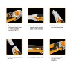 Нож с выдвижным, сменным лезвием18мм CarbonMax FISKARS