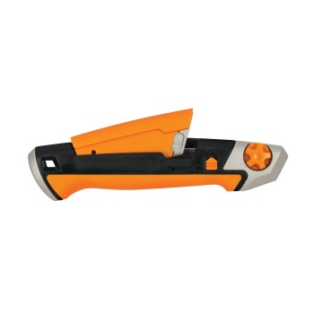 Нож с выдвижным, сменным лезвием18мм CarbonMax FISKARS
