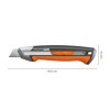 Нож с выдвижным, сменным лезвием18мм CarbonMax FISKARS