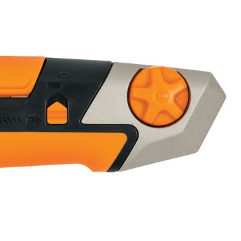 Нож с выдвижным, сменным лезвием 25мм CarbonMax FISKARS