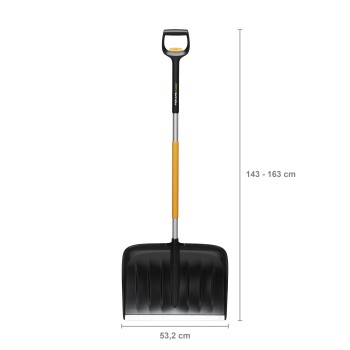 Лопата (скрепер) для уборки снега телескопическая X-series FISKARS