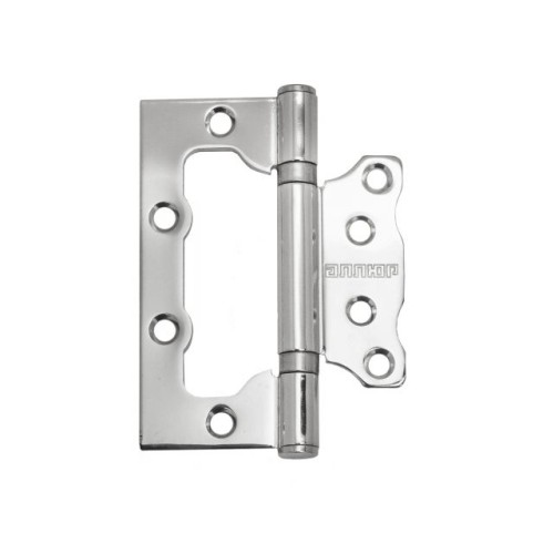 Петля накладная 100х75 2BB CP 2,5мм хром (2 шт) АЛЛЮР