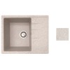 Мойка кухонная из искусственного камня PLATINUM гранит 570х465 мм, AV Engineering