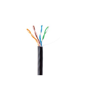 Кабель витая пара U/UTP Cat5E 4х2х24AWG (0.52мм) 305м, медь, наруж. (PE) Юпитер