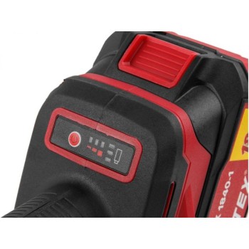 Аккум. углошлифмашина WORTEX LX CAG 1812-1 E в чем. ALL1 XLT SET БЕСЩЕТ., 18 В, 125 мм, 8000 об/мин