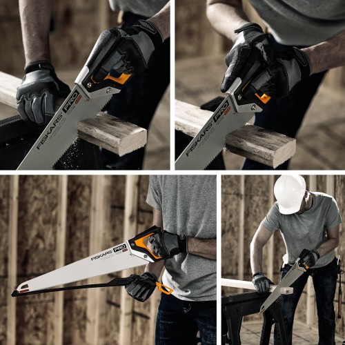 Ножовка по дереву PowerTooth 550мм 7 зубьев на дюйм FISKARS