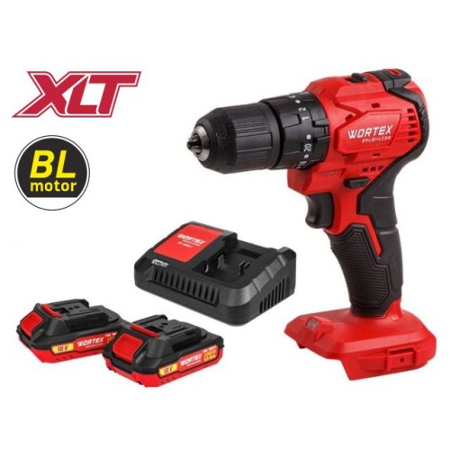 Аккум. ударная дрель-шуруповерт WORTEX BD 2030-1 DLi, 55 Н*м