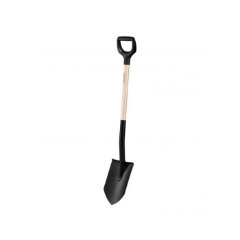 Лопата штыковая с дер. черенком Solid FISKARS