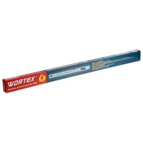 Уровень электронный WORTEX DL 1000 в кор. 4х90, погр.(0,90): 0,05,остальн.: 0,2, 1000 мм