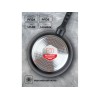 Сковорода ф 24х5.0 см, алюм., антиприг. покр., для индукц. плит, серия CHEF, PERFECTO LINEA