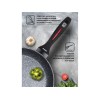 Сковорода ф 24х5.0 см, алюм., антиприг. покр., для индукц. плит, серия CHEF, PERFECTO LINEA