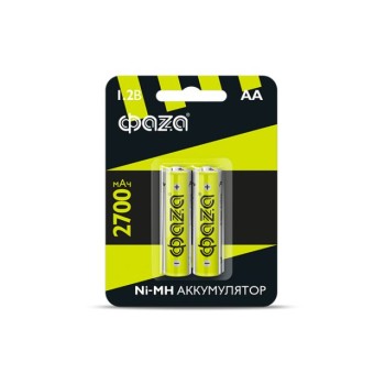 Аккумулятор AA 2700мАч 1.2В, блистер 2шт. ФАZA