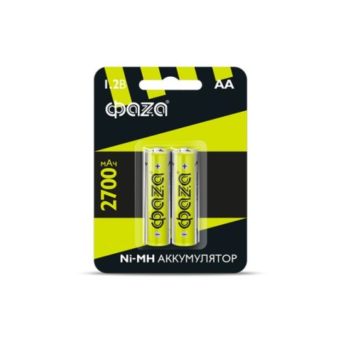 Аккумулятор AA 2700мАч 1.2В, блистер 2шт. ФАZA