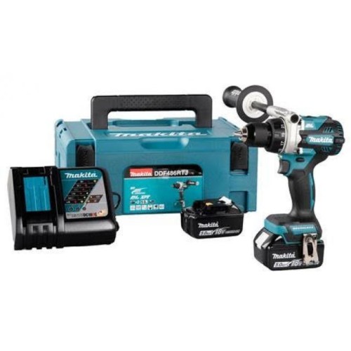Аккум. дрель-шуруповерт MAKITA LXT DDF 486 RTJ