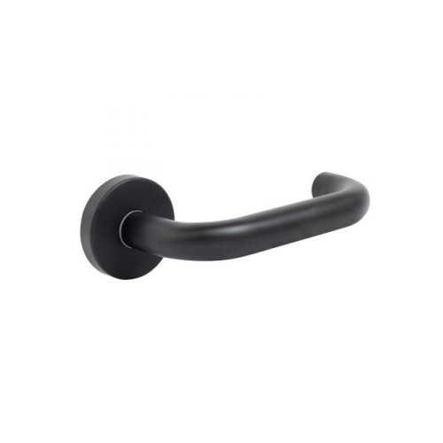 Ручка дверная СТАНДАРТ 0203 SS (60-90) BLACK ЧЕРНАЯ INOX нержавеющая сталь