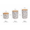 Банка для сыпучих продуктов керамическая, 500 мл, серия AMANDA, PERFECTO LINEA