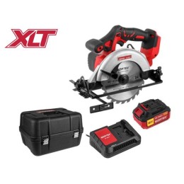 Аккум. циркулярная пила WORTEX CCS 1816-1 ALL1 XLT SET 18 В, 165 мм, до 55 мм, 4 Ач