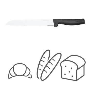 Нож для хлеба 22 см Hard Edge Fiskars