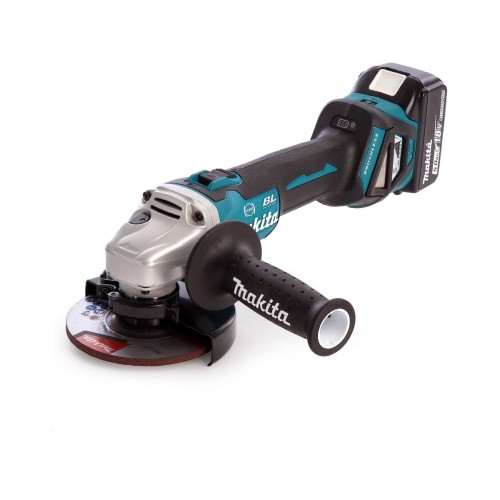 Аккум. углошлифмашина MAKITA LXT DGA 513 RTJ