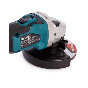 Аккум. углошлифмашина MAKITA LXT DGA 513 RTJ в кор.