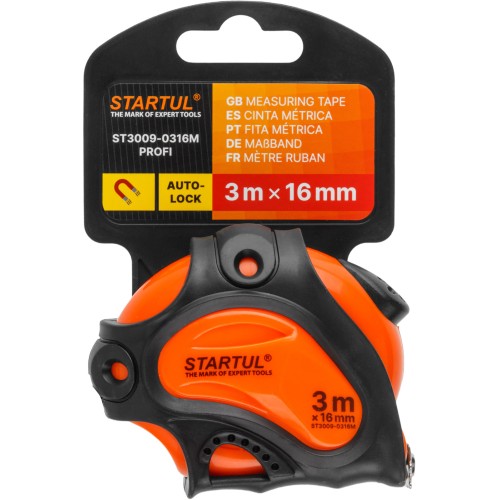 Рулетка 3м/16мм STARTUL PROFI (ST3009-0316M)